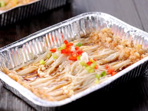 云安锡纸烤金针菇
